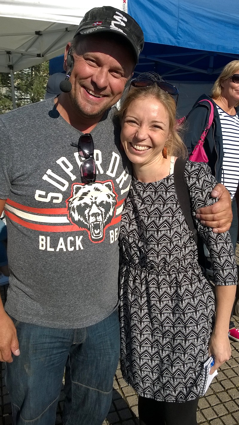 Ismo Apell innostuu kalastuksen lis&auml;ksi el&auml;m&auml;st&auml; Kuopion satamatorilla